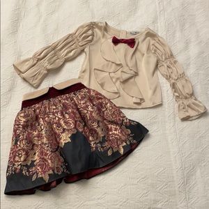 Nina Matilda Top/Skirt Set Girl 24 Months